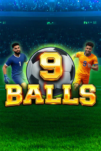 9 Balls football-themed pokie cover art