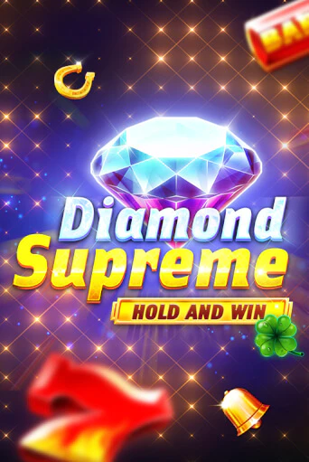 Diamond Supreme pokie cover art with gem and seven symbols